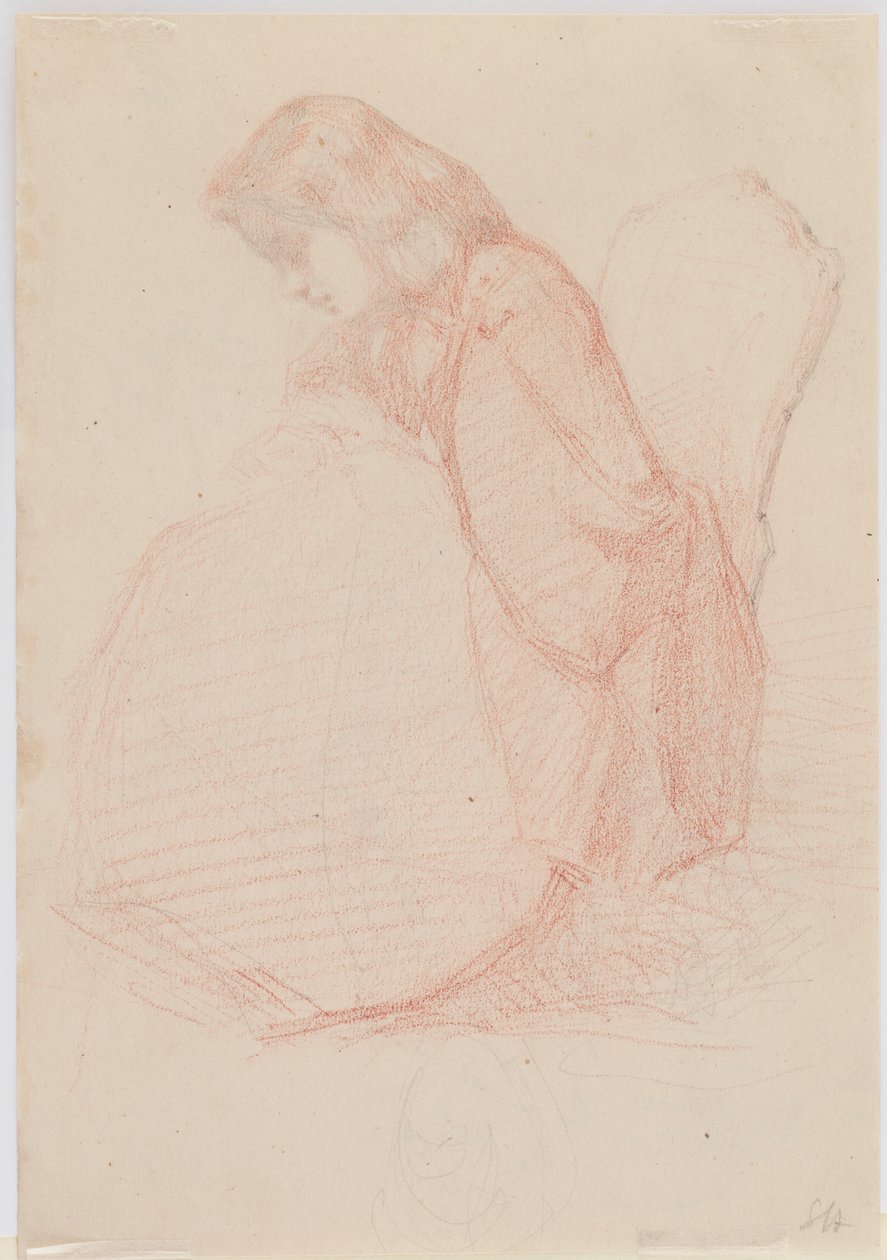 फ्यूमेट और डांसिंग क्लाउन की दो तरफा ड्राइंग, 1855-1859। द्वारा जेम्स एबॉट मैकनील व्हिस्लर