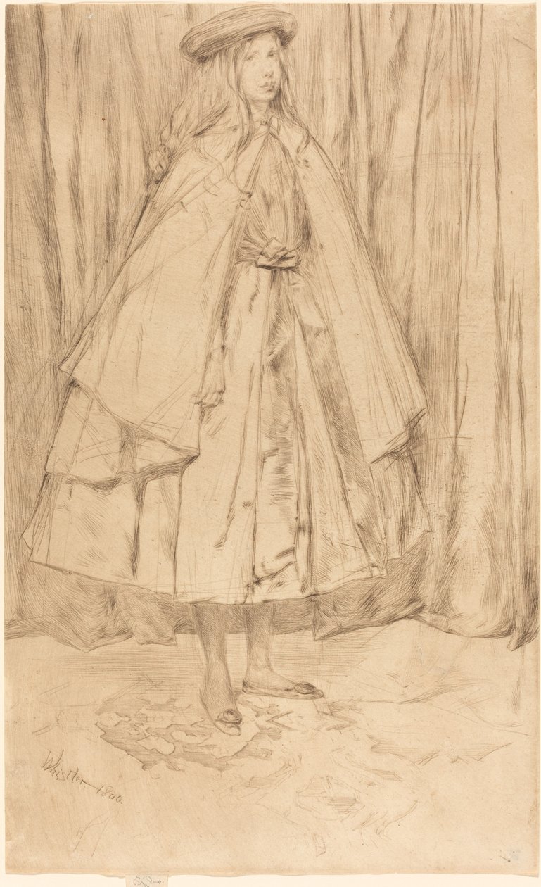 एनी हैडेन, 1860। द्वारा जेम्स एबॉट मैकनील व्हिस्लर