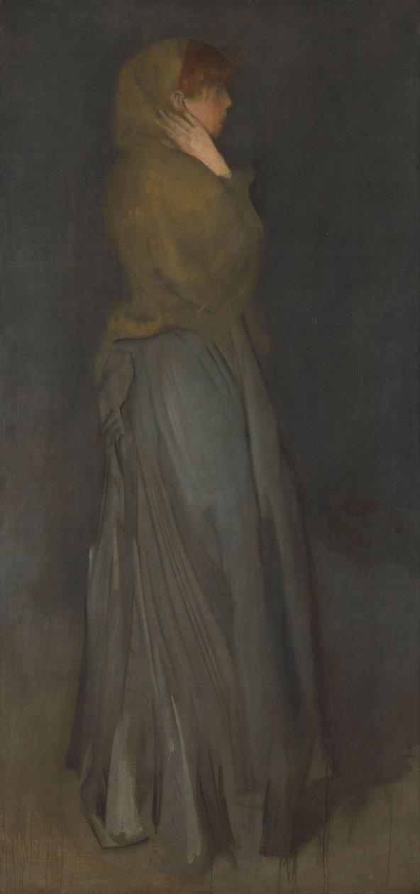 &39;येलो एंड ग्रे में व्यवस्था&39;: एफी डीन, c.1876-78 द्वारा जेम्स एबॉट मैकनील व्हिस्लर
