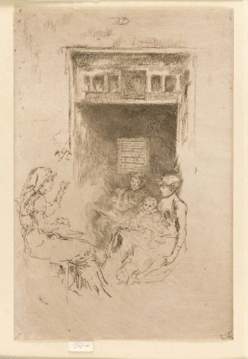 बीड स्ट्रिंगर्स, 1879-1880। द्वारा जेम्स एबॉट मैकनील व्हिस्लर
