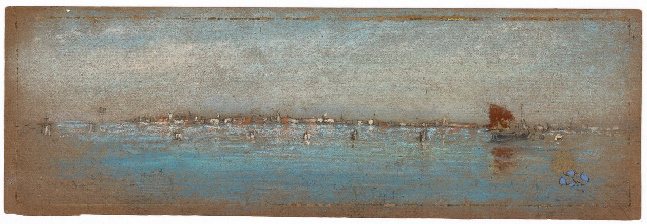 ब्लू एंड सिल्वर - द आइलैंड्स, वेनिस, 1879-1880। द्वारा जेम्स एबॉट मैकनील व्हिस्लर