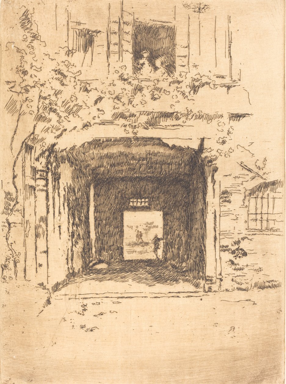 द्वार और बेल, 1879-1880। द्वारा जेम्स एबॉट मैकनील व्हिस्लर
