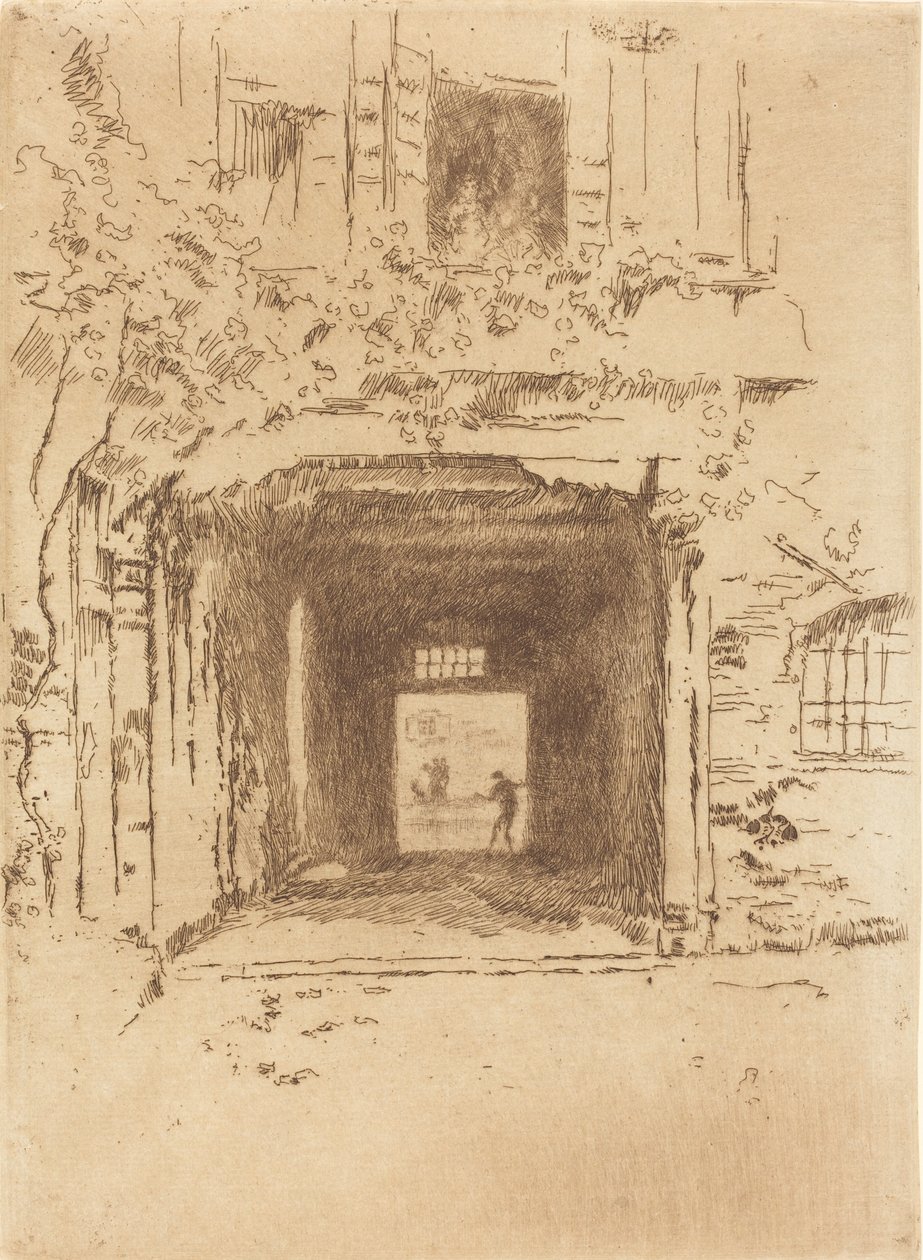 डोरवे और वाइन, 1880। द्वारा जेम्स एबॉट मैकनील व्हिस्लर