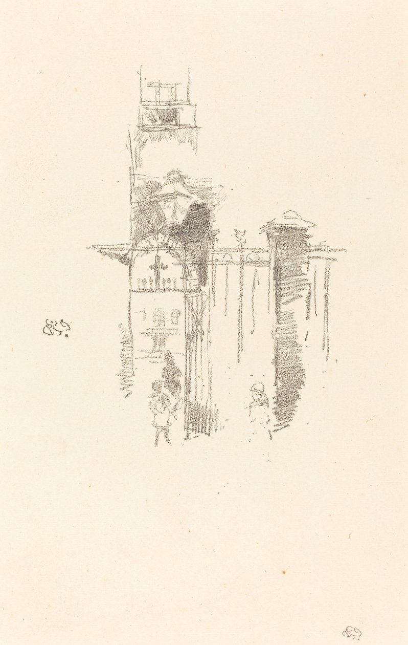 प्रवेश द्वार, 1887। द्वारा जेम्स एबॉट मैकनील व्हिस्लर