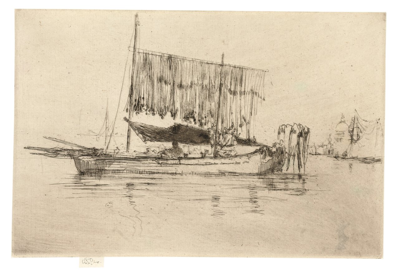 फिशिंग बोट, 1879-80 द्वारा जेम्स एबॉट मैकनील व्हिस्लर