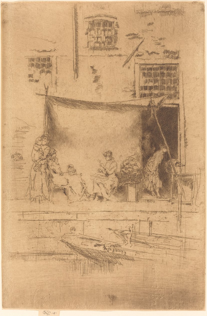 फल-स्टाल, 1880। द्वारा जेम्स एबॉट मैकनील व्हिस्लर