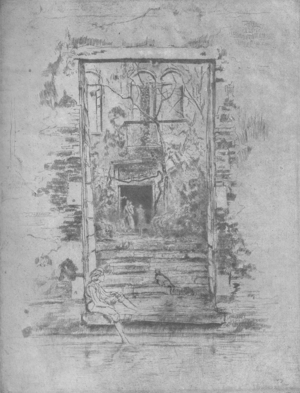 गार्डन, 1880, 1904 द्वारा जेम्स एबॉट मैकनील व्हिस्लर