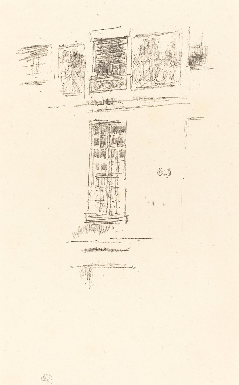 होटल कोलबर्ट, विंडोज़, 1891। द्वारा जेम्स एबॉट मैकनील व्हिस्लर