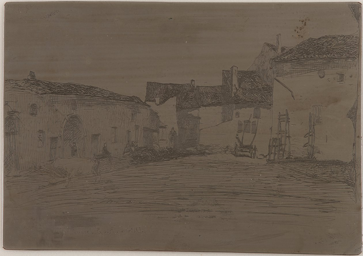 लिवरडन। प्रकृति से बारह नक़्क़ाशी में से एक, 1858। द्वारा जेम्स एबॉट मैकनील व्हिस्लर