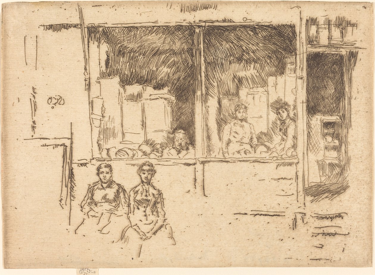 मेलन-शॉप, हौंसडिच, सी. 18861888. द्वारा जेम्स एबॉट मैकनील व्हिस्लर