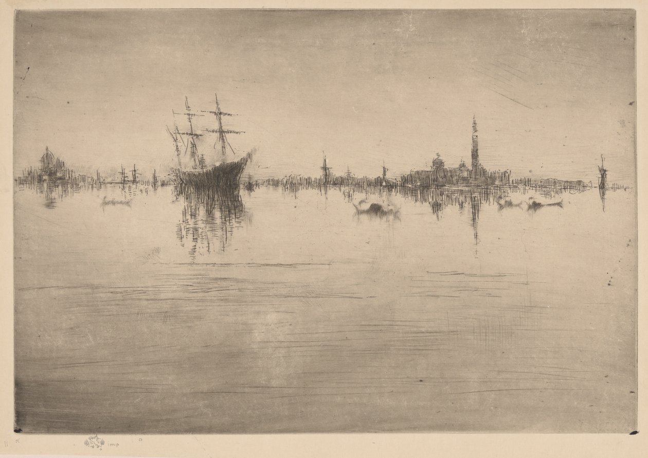 निशाचर, 1879-1880। द्वारा जेम्स एबॉट मैकनील व्हिस्लर