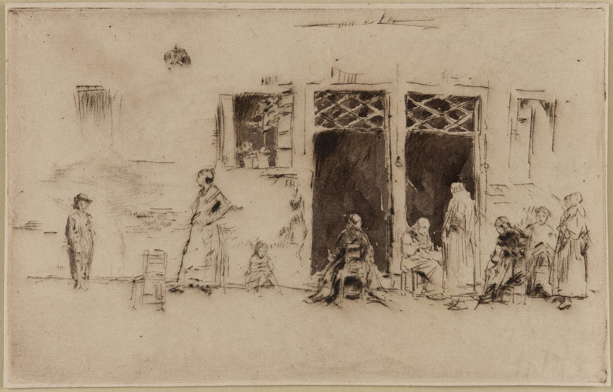 बूढ़ी औरतें, 1879-1880। द्वारा जेम्स एबॉट मैकनील व्हिस्लर
