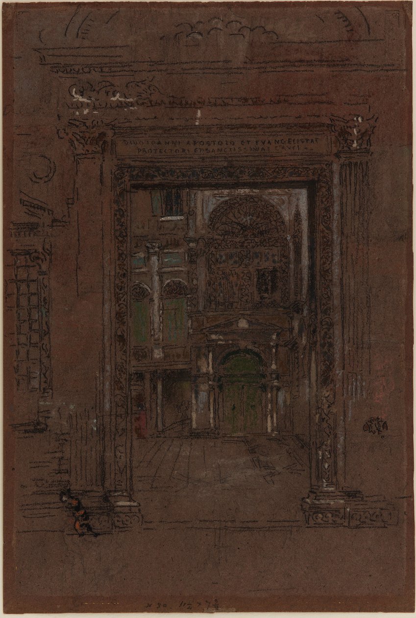 सेंट जॉन द एपोस्टल एंड द इवेंजेलिस्ट्स, 1879-1880। द्वारा जेम्स एबॉट मैकनील व्हिस्लर