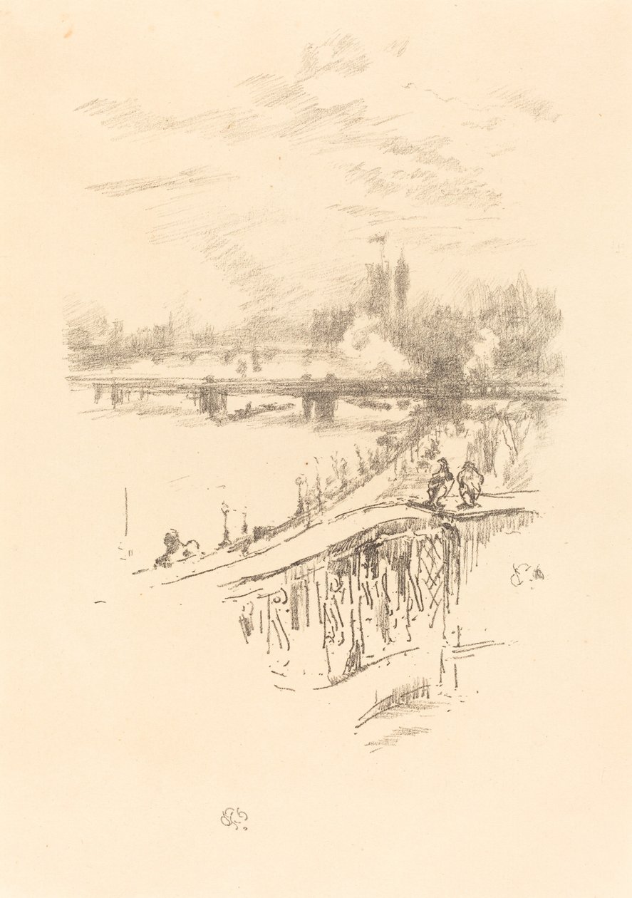 सेवॉय कबूतर, 1896। द्वारा जेम्स एबॉट मैकनील व्हिस्लर