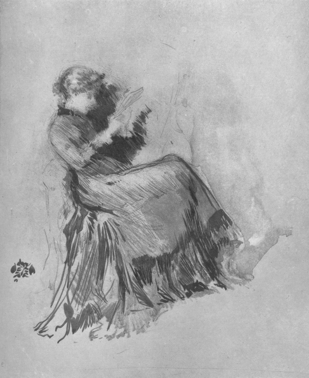 अध्ययन, c1880, 1904 द्वारा जेम्स एबॉट मैकनील व्हिस्लर