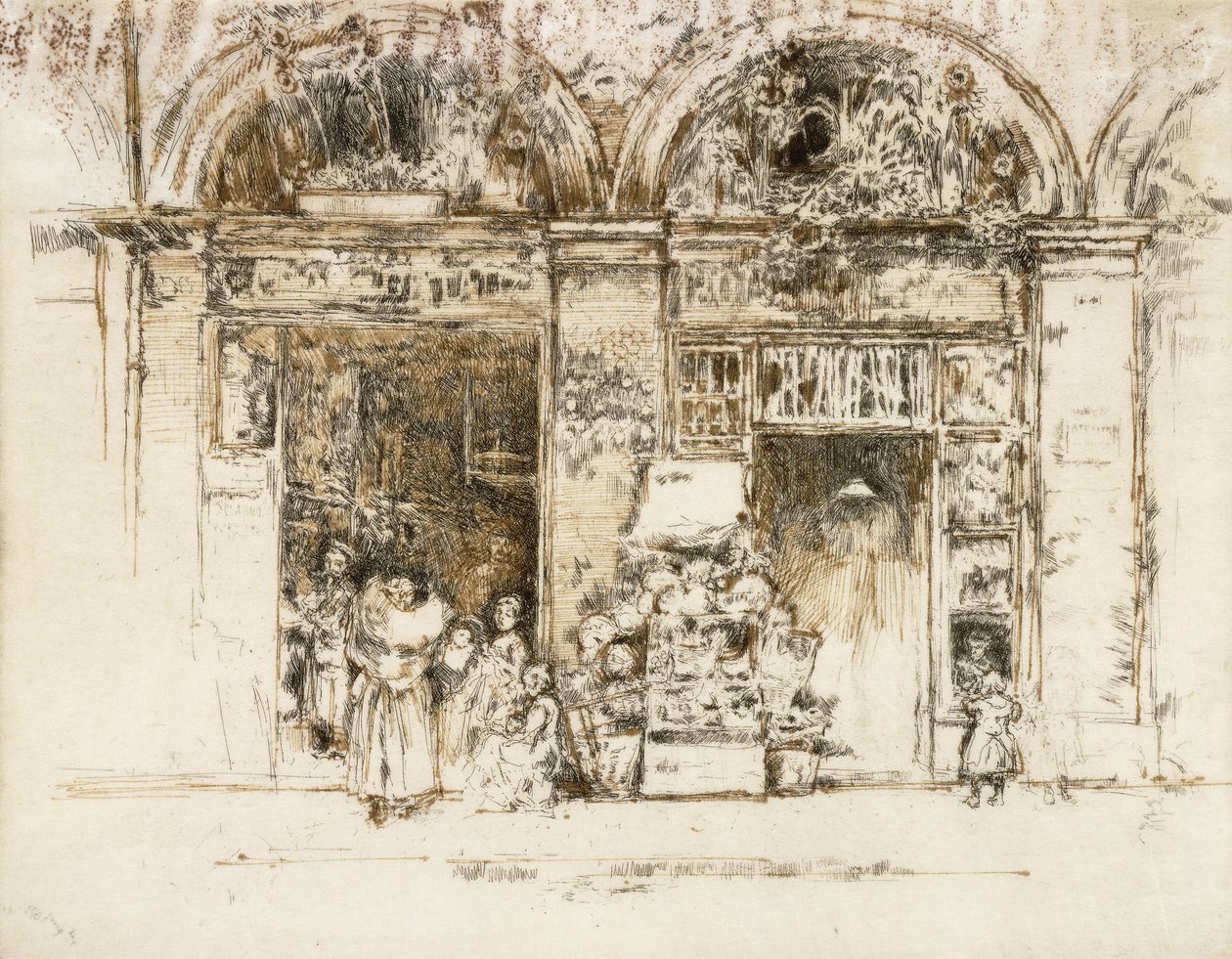सनफ्लॉवर, रू डेस बीक्स-आर्ट्स, c.1892-93 द्वारा जेम्स एबॉट मैकनील व्हिस्लर
