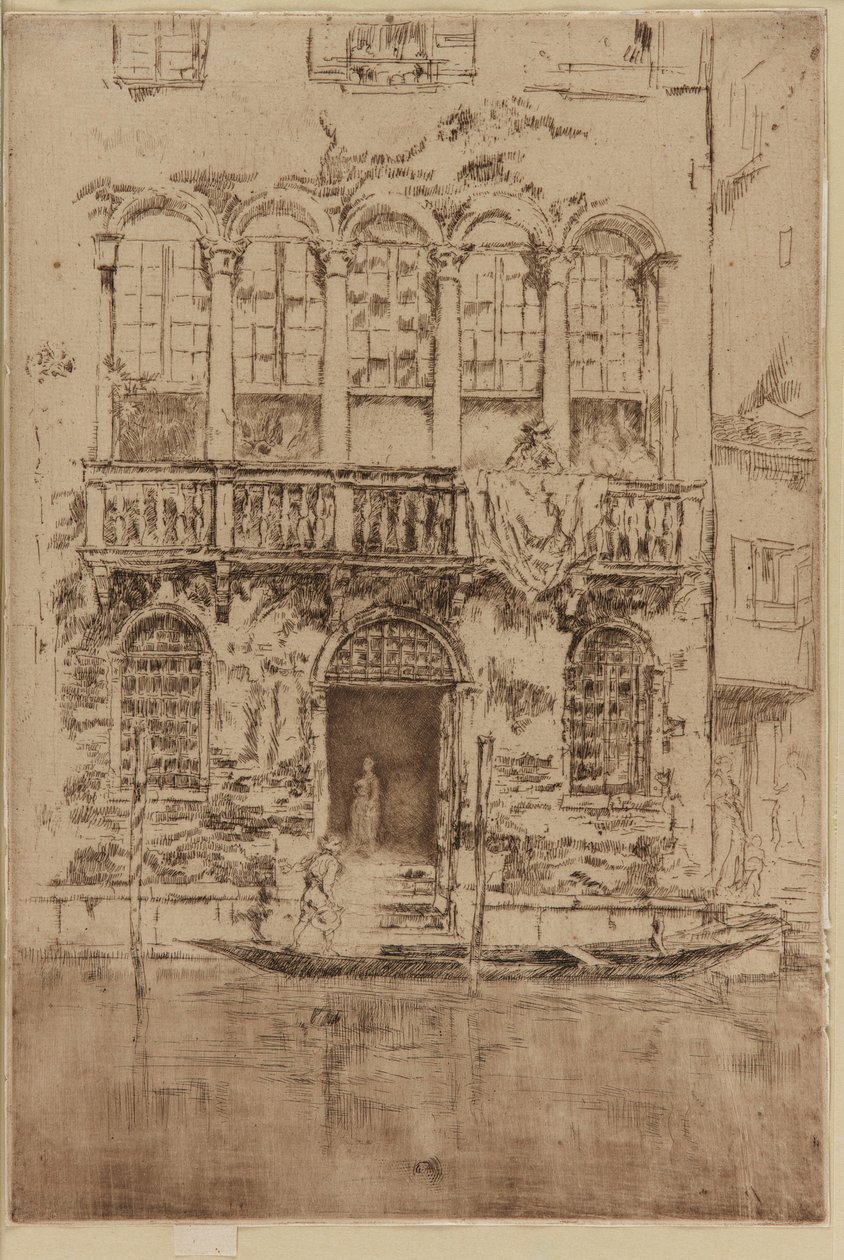 बालकनी, 1879-1880। द्वारा जेम्स एबॉट मैकनील व्हिस्लर