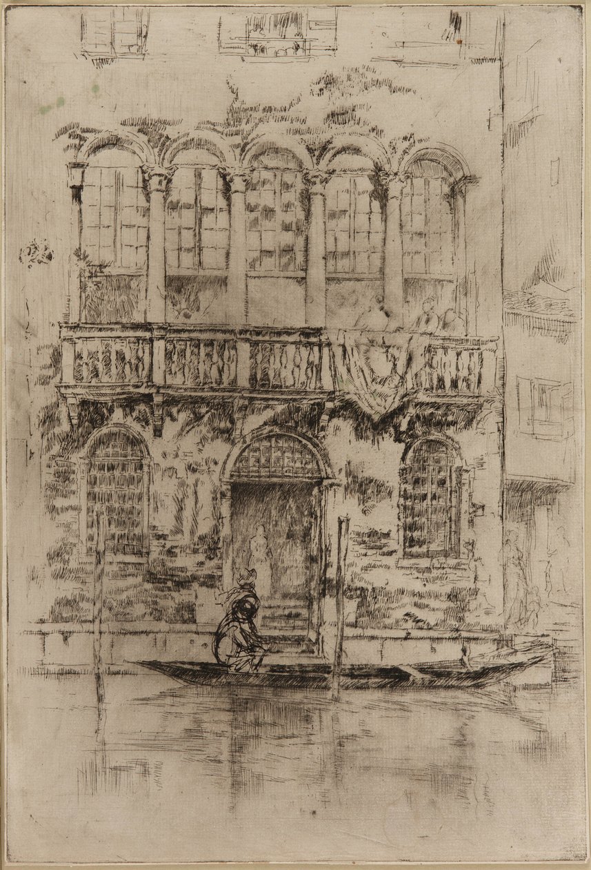 बालकनी, 1879-1880। द्वारा जेम्स एबॉट मैकनील व्हिस्लर