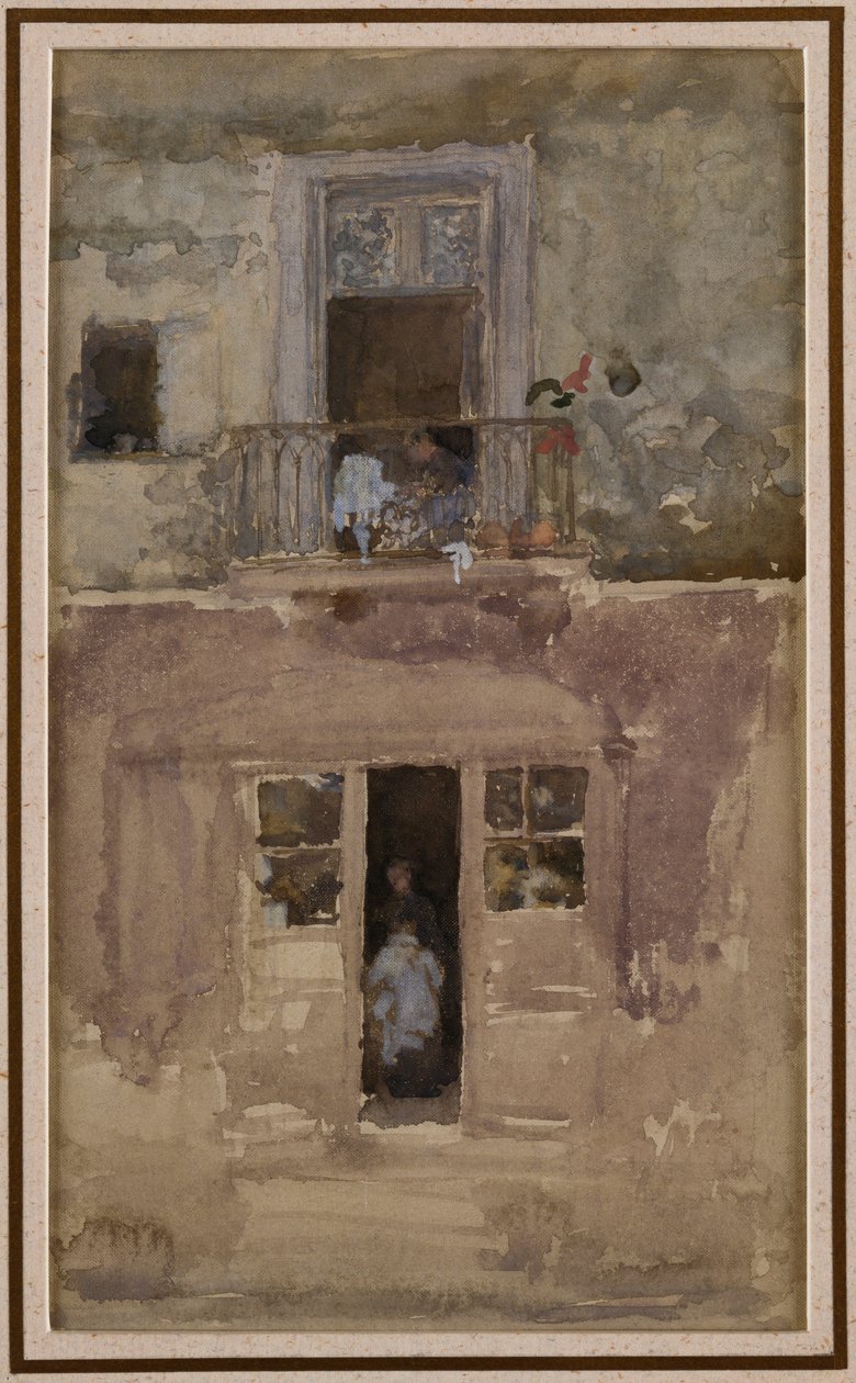 बालकनी, c.1888 द्वारा जेम्स एबॉट मैकनील व्हिस्लर