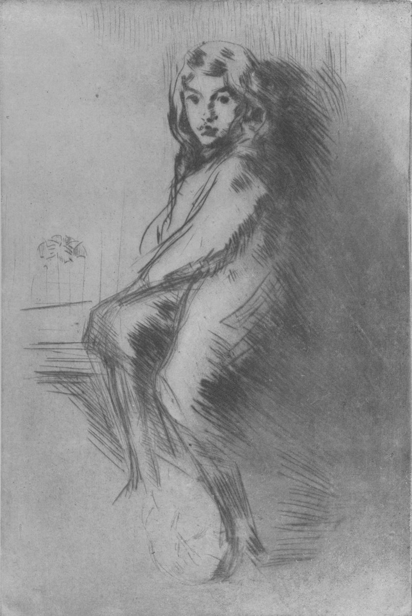 द बॉय चार्ली हैनसन, c1876, 1904 द्वारा जेम्स एबॉट मैकनील व्हिस्लर