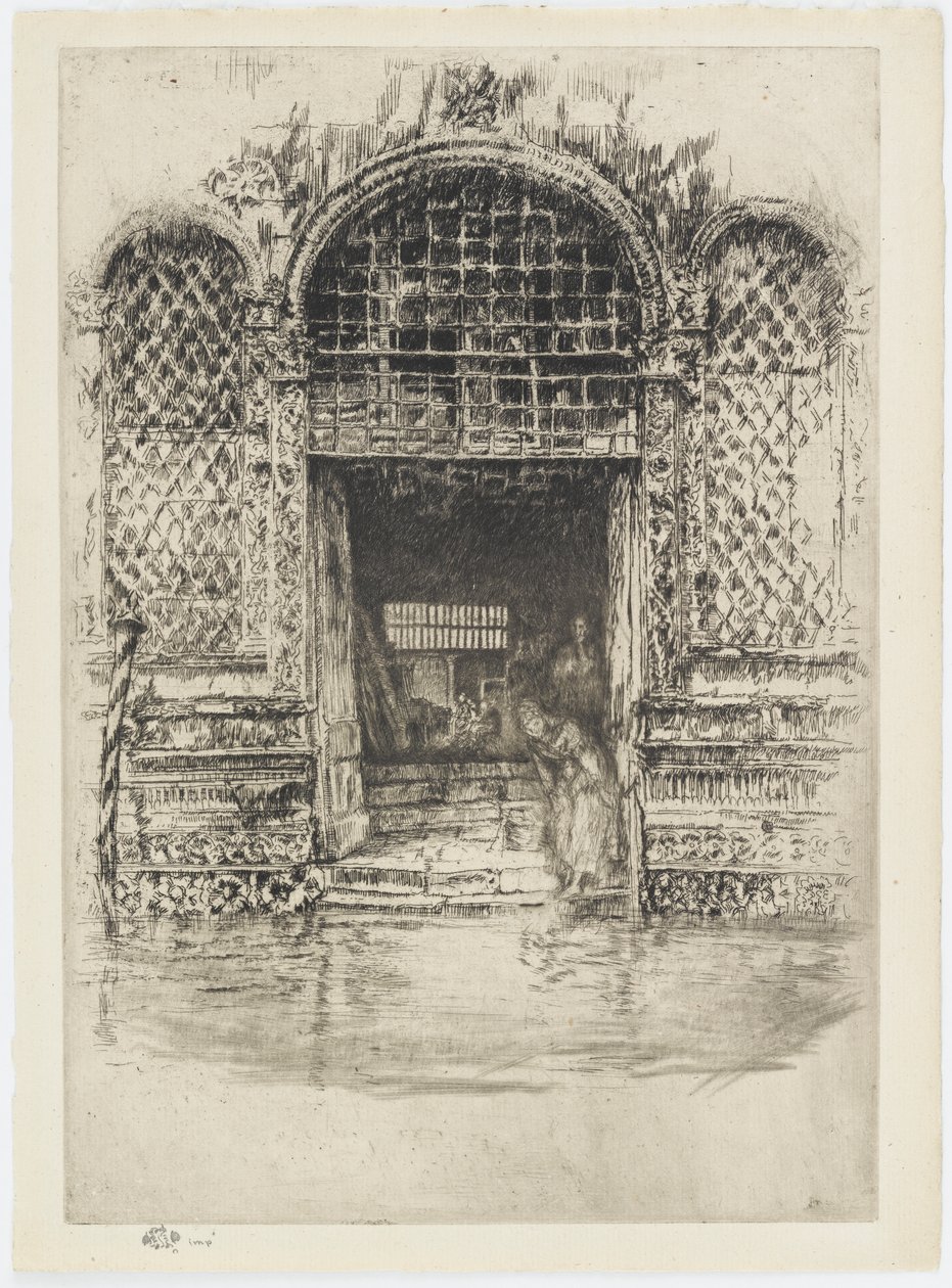 द डोरवे, 1879-1880। द्वारा जेम्स एबॉट मैकनील व्हिस्लर