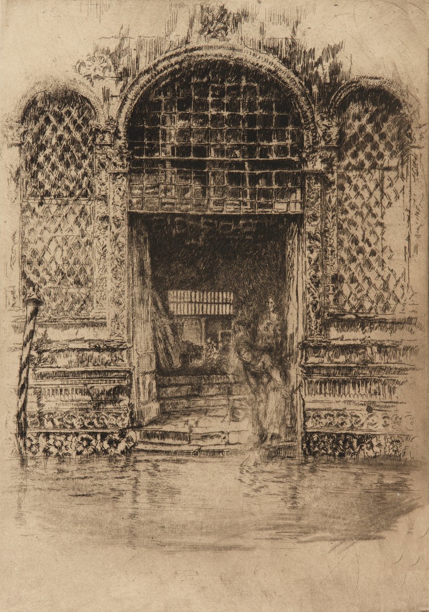 द डोरवे, 1879-1880। द्वारा जेम्स एबॉट मैकनील व्हिस्लर
