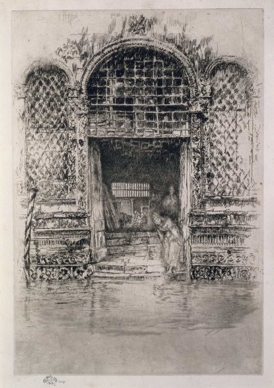 द डोरवे, 1879-80 द्वारा जेम्स एबॉट मैकनील व्हिस्लर