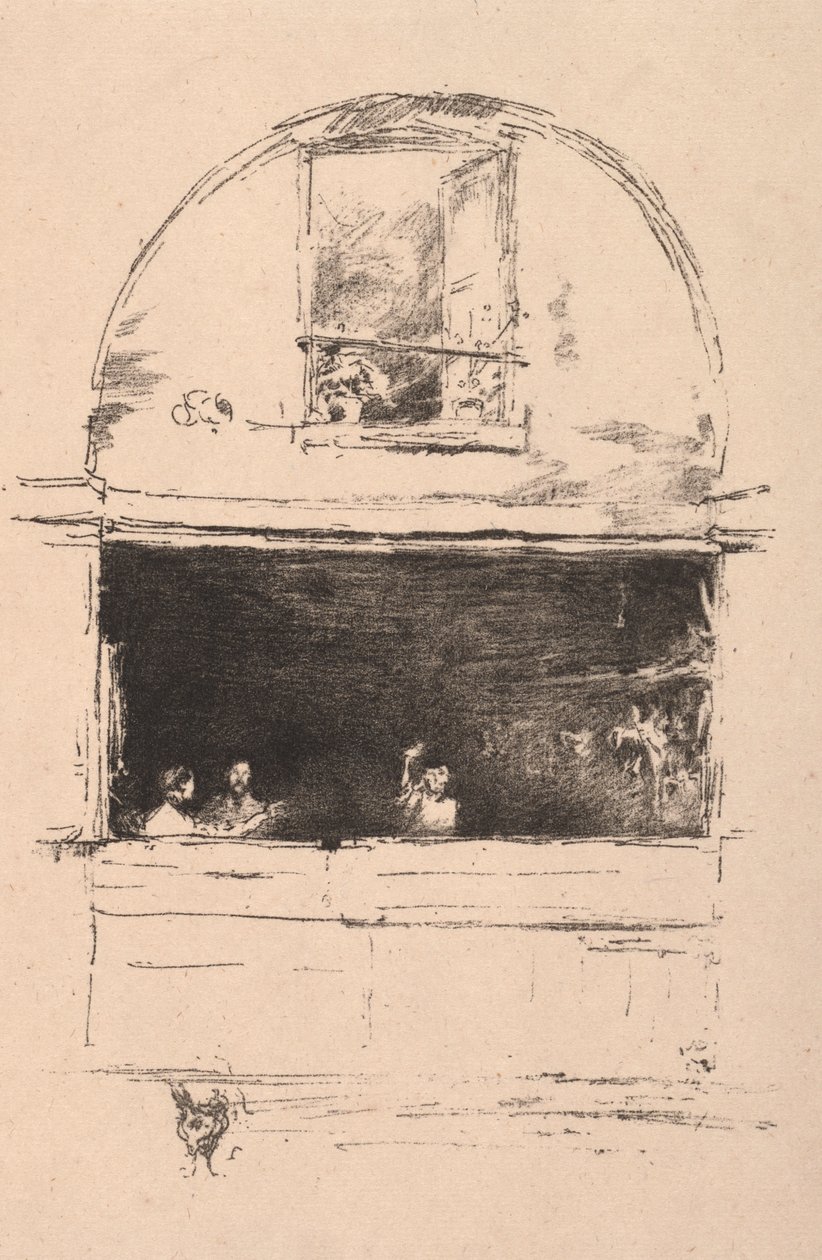 द फोर्ज, पैसेज डू ड्रैगन, 1894। द्वारा जेम्स एबॉट मैकनील व्हिस्लर