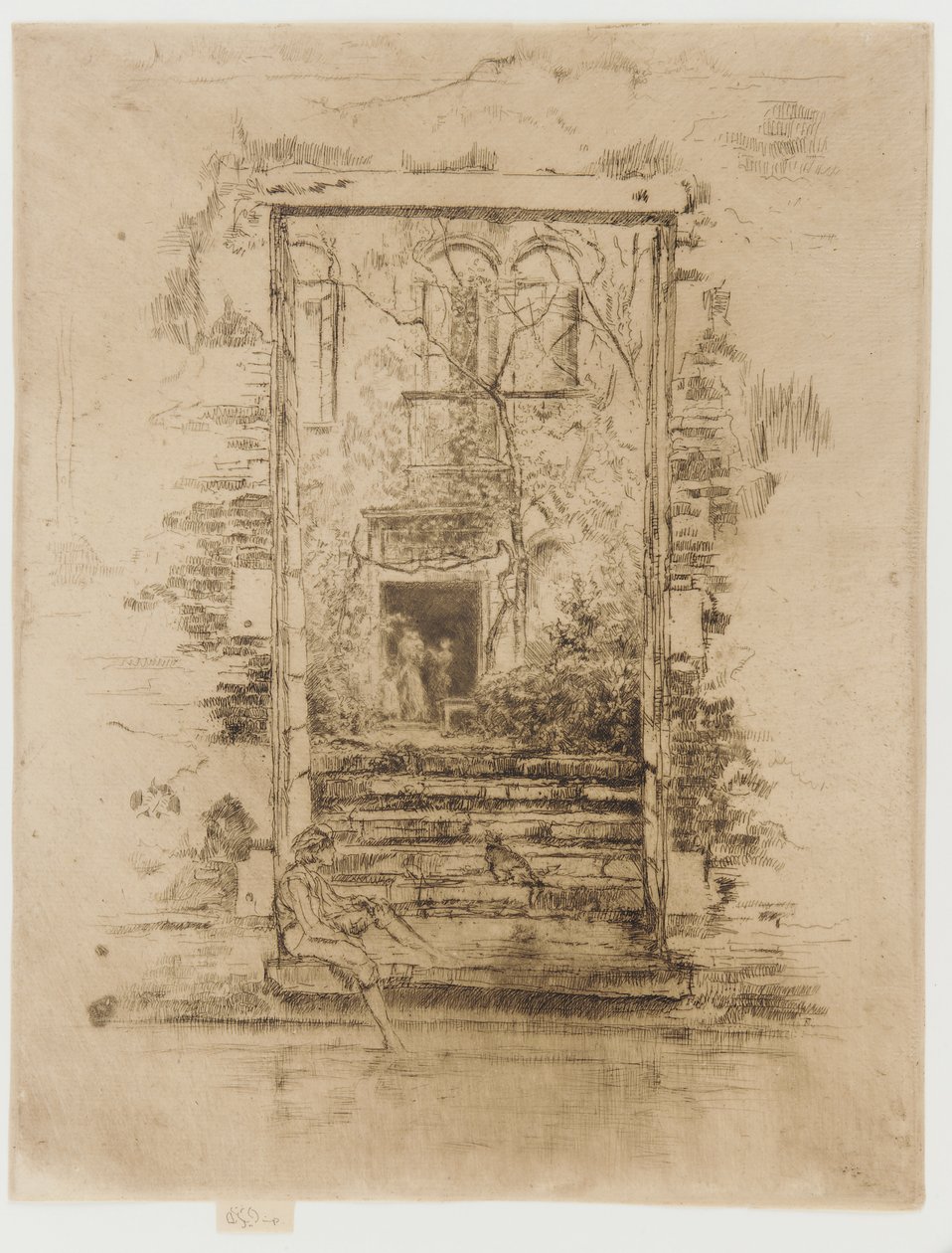 द गार्डन, 1879-1880। द्वारा जेम्स एबॉट मैकनील व्हिस्लर