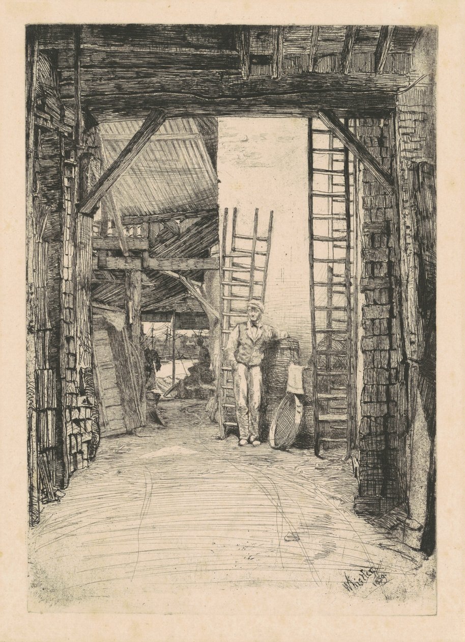 द लाइम-बर्नर, 1859। द्वारा जेम्स एबॉट मैकनील व्हिस्लर