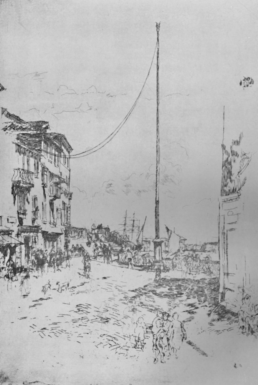 द लिटिल मस्त, c1880, 1925। द्वारा जेम्स एबॉट मैकनील व्हिस्लर
