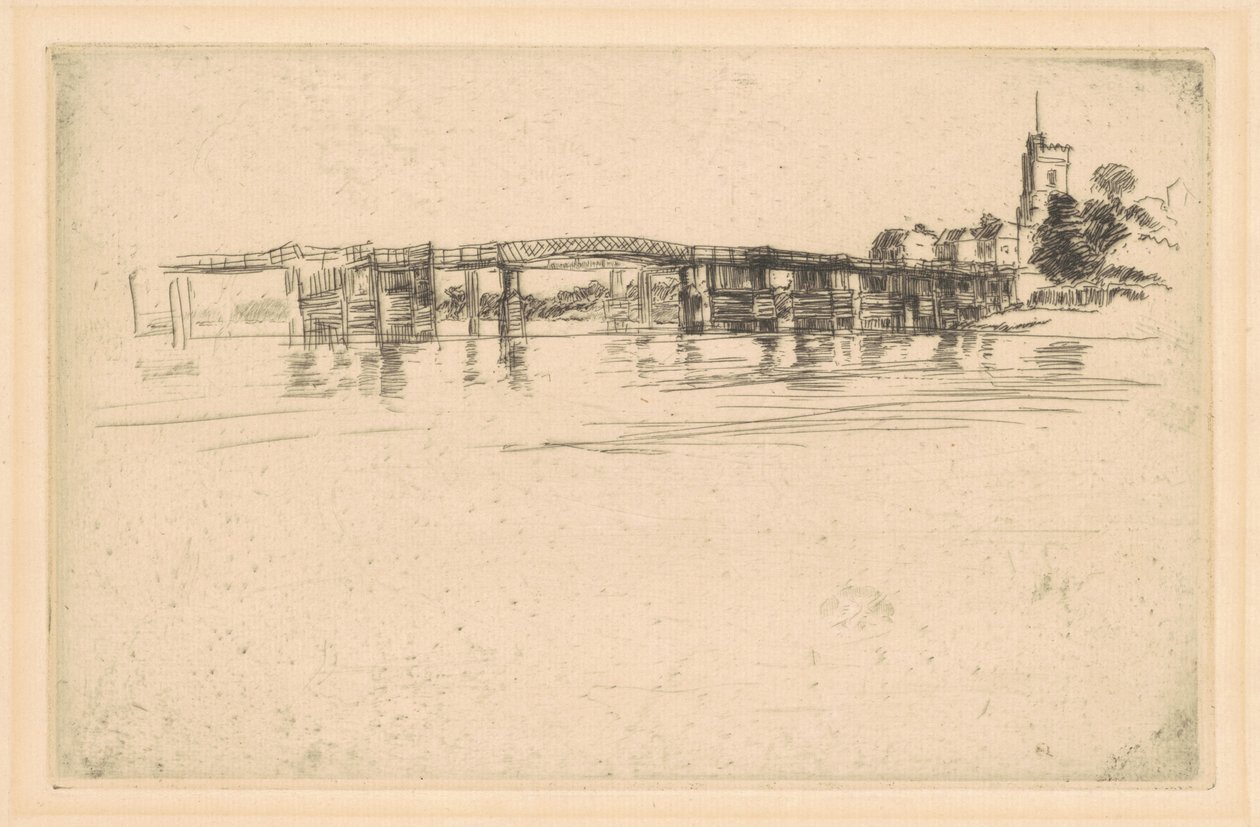 द लिटिल पुटनी, नंबर 1, 1879। द्वारा जेम्स एबॉट मैकनील व्हिस्लर