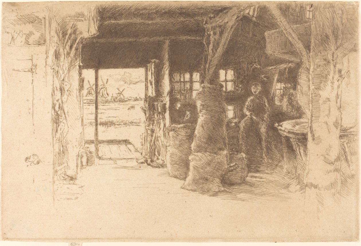 मिल, 1889। द्वारा जेम्स एबॉट मैकनील व्हिस्लर