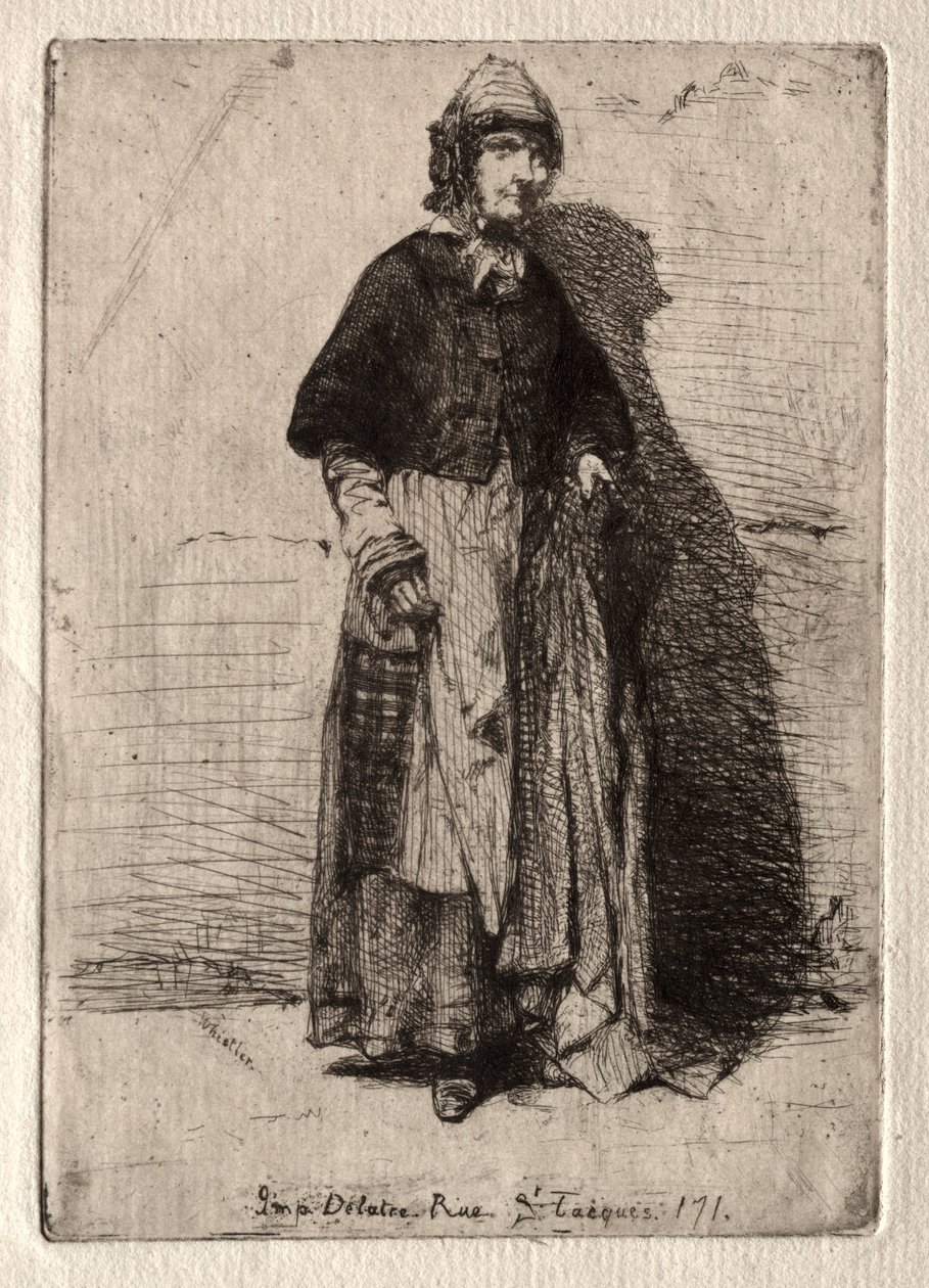 द मदर जेरार्ड, 1858। द्वारा जेम्स एबॉट मैकनील व्हिस्लर