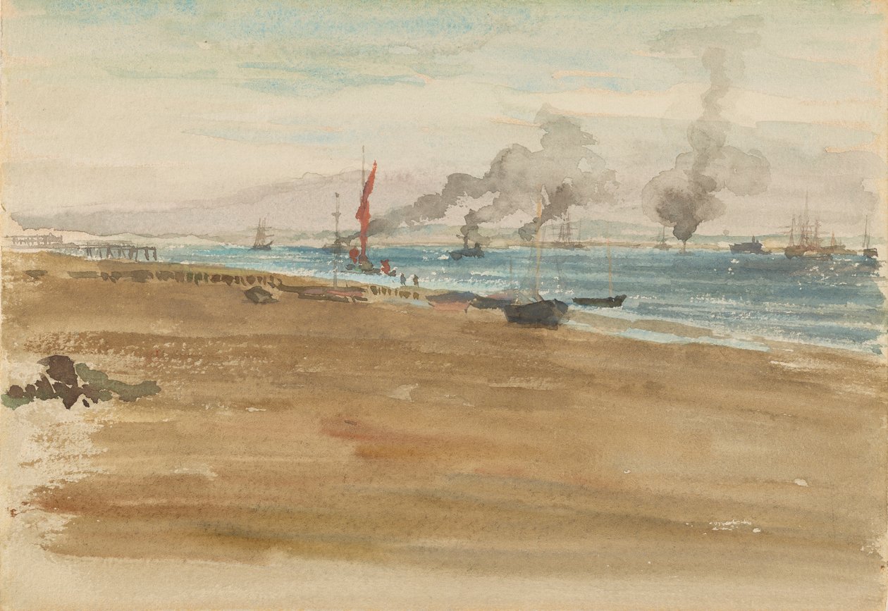 द माउथ ऑफ़ द रिवर, 1881-1883। द्वारा जेम्स एबॉट मैकनील व्हिस्लर
