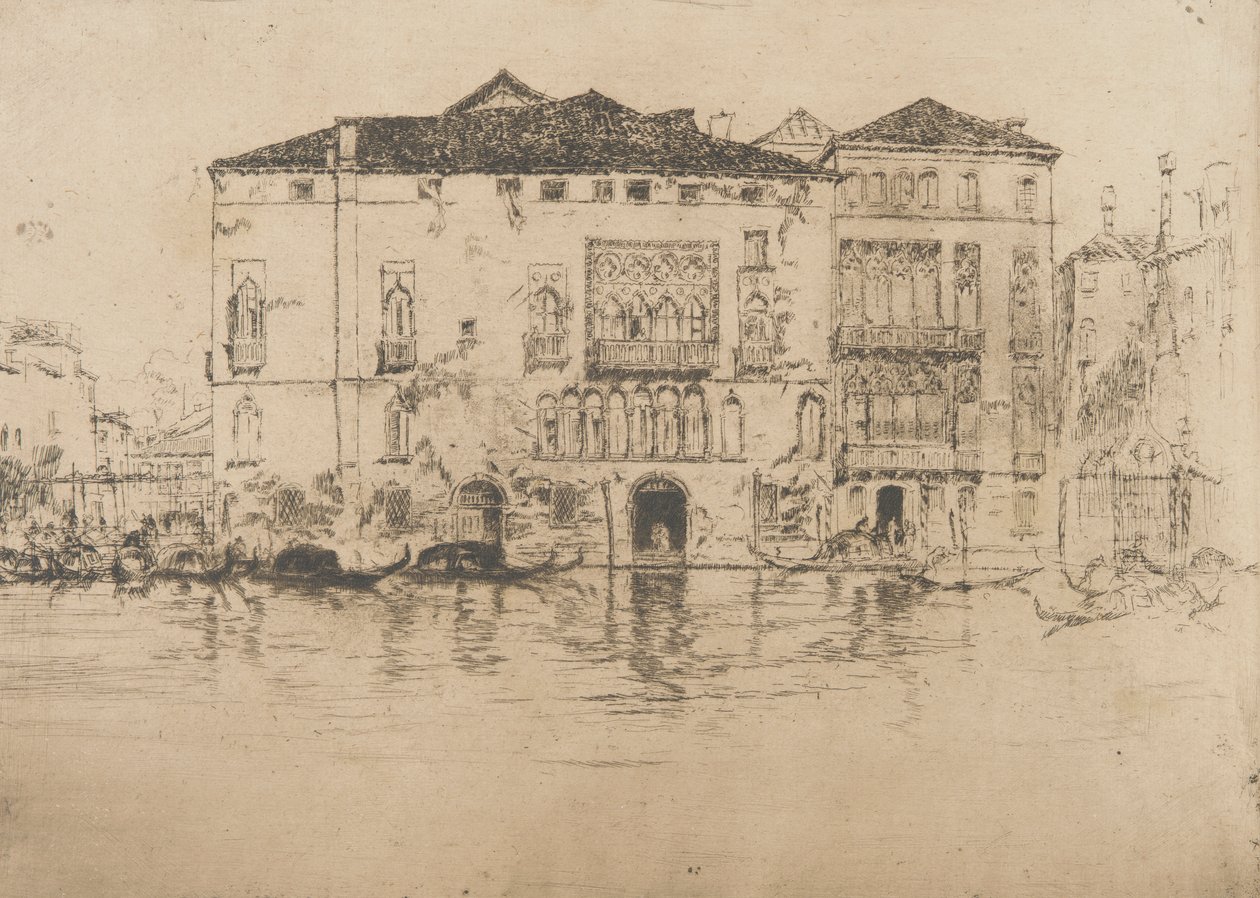 महल, 1879-1880। द्वारा जेम्स एबॉट मैकनील व्हिस्लर