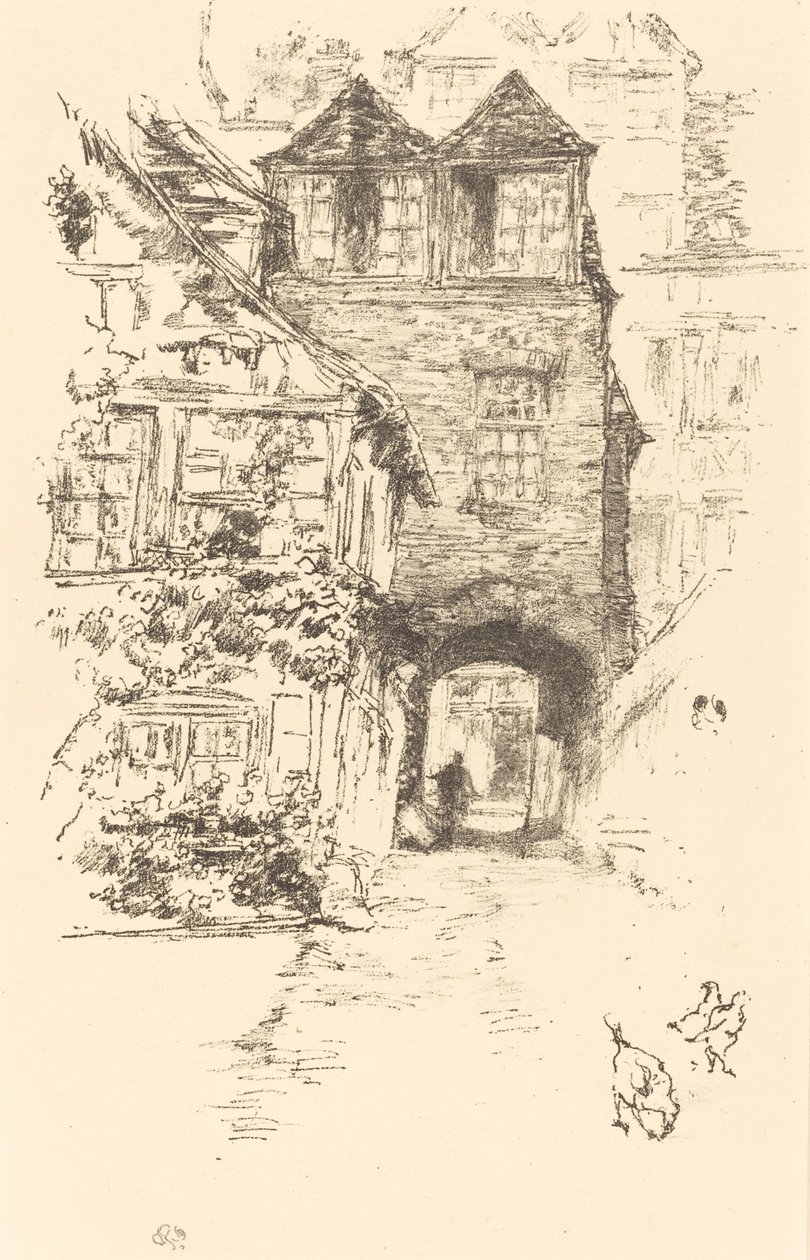 पुजारी हाउस, रूएन, 18941895। द्वारा जेम्स एबॉट मैकनील व्हिस्लर