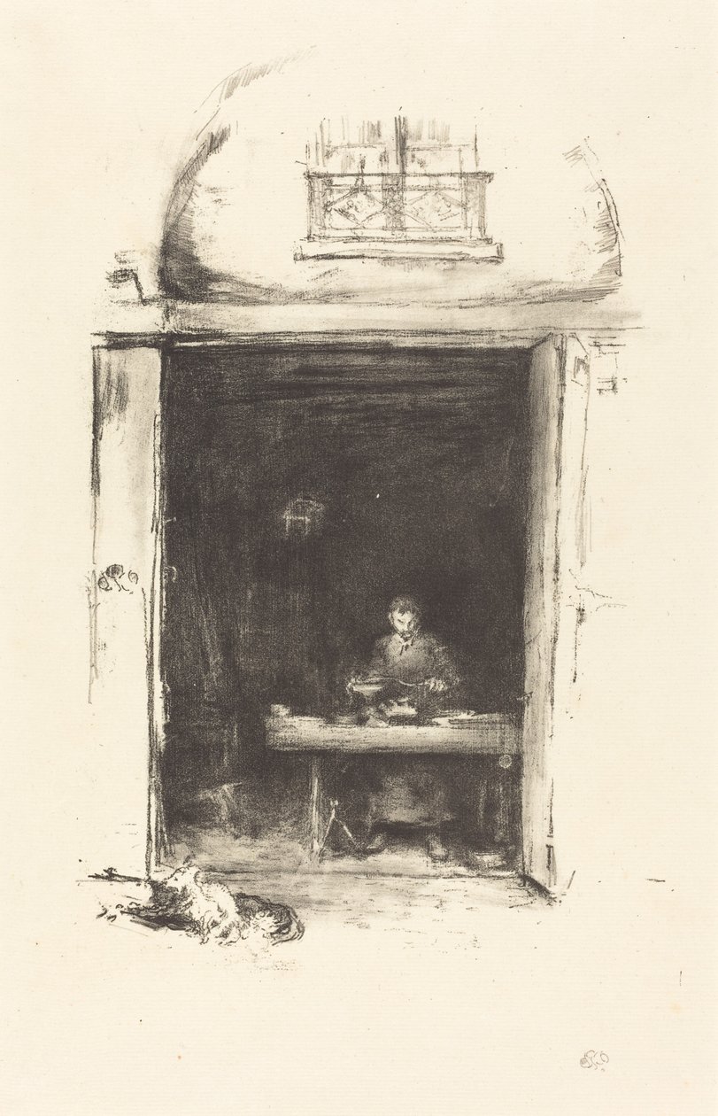 द स्मिथ, पैसेज डू ड्रैगन, 1894। द्वारा जेम्स एबॉट मैकनील व्हिस्लर