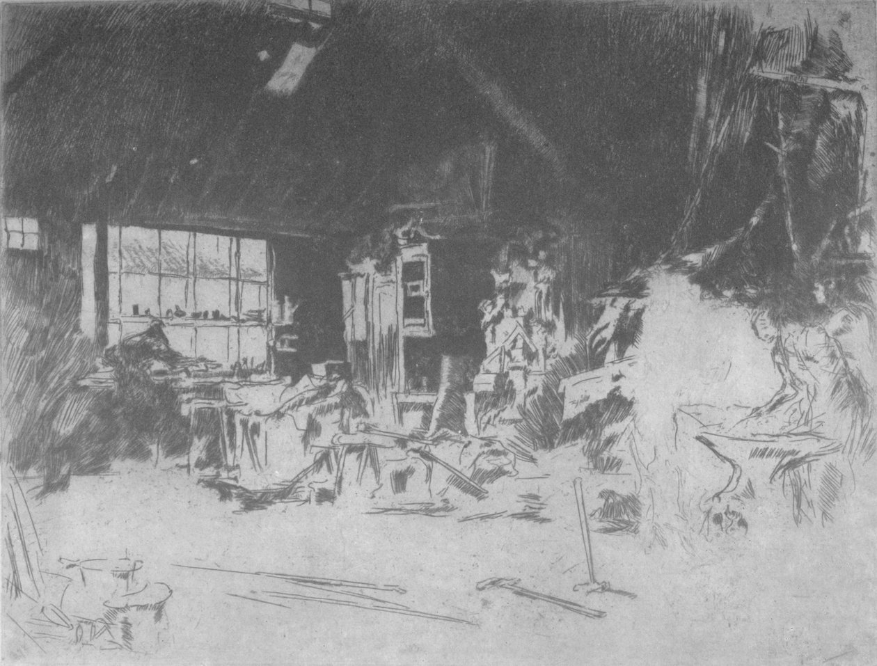 द स्मिथी, 1880, 1904 द्वारा जेम्स एबॉट मैकनील व्हिस्लर