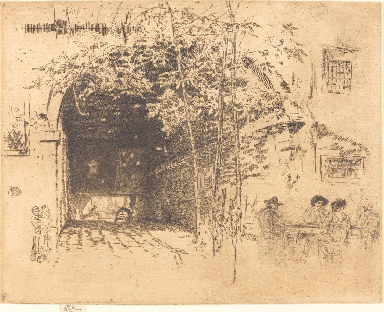 द फेरी, नंबर II, 1880। द्वारा जेम्स एबॉट मैकनील व्हिस्लर