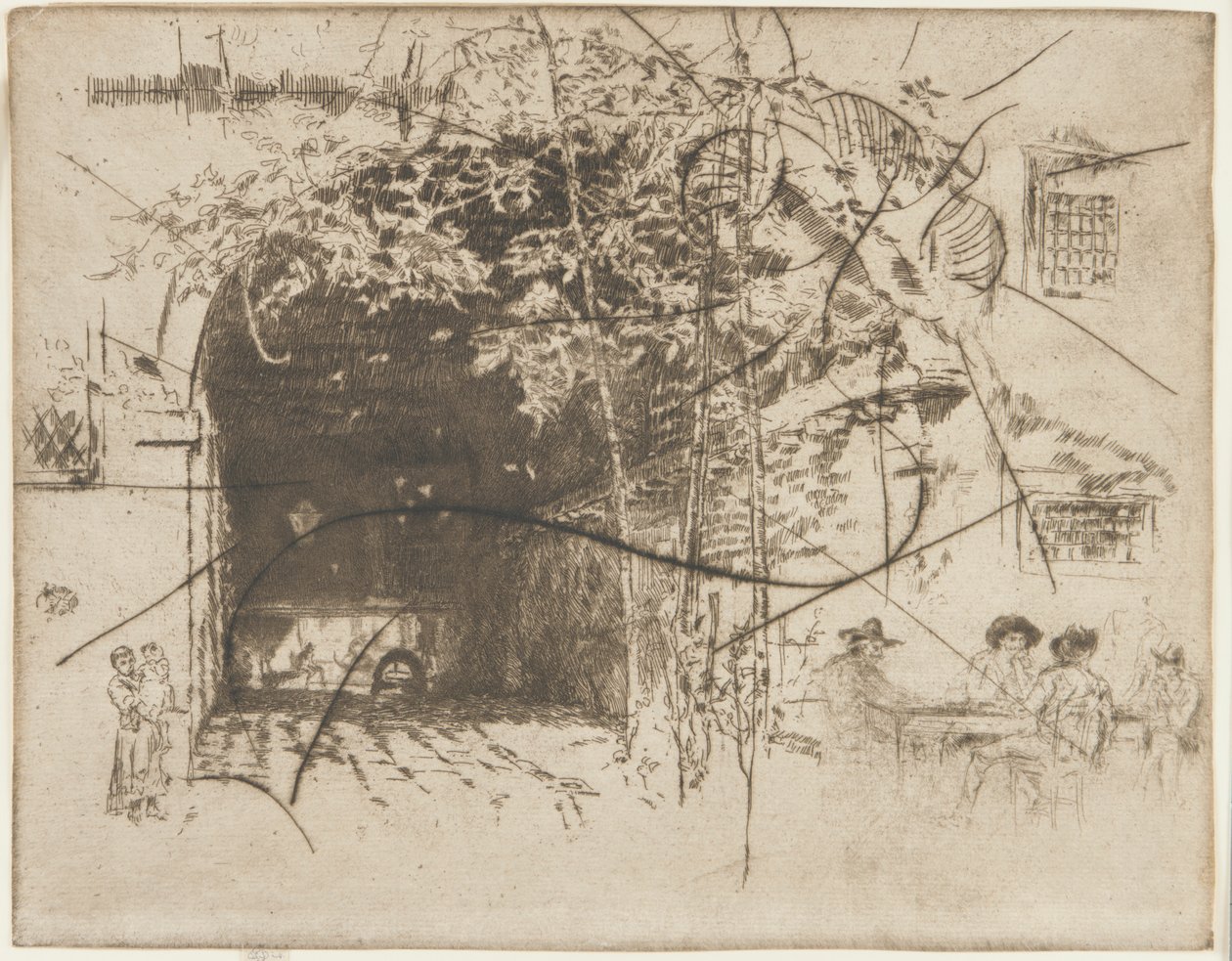 द फेरी, नंबर 2, 1879-1880। द्वारा जेम्स एबॉट मैकनील व्हिस्लर