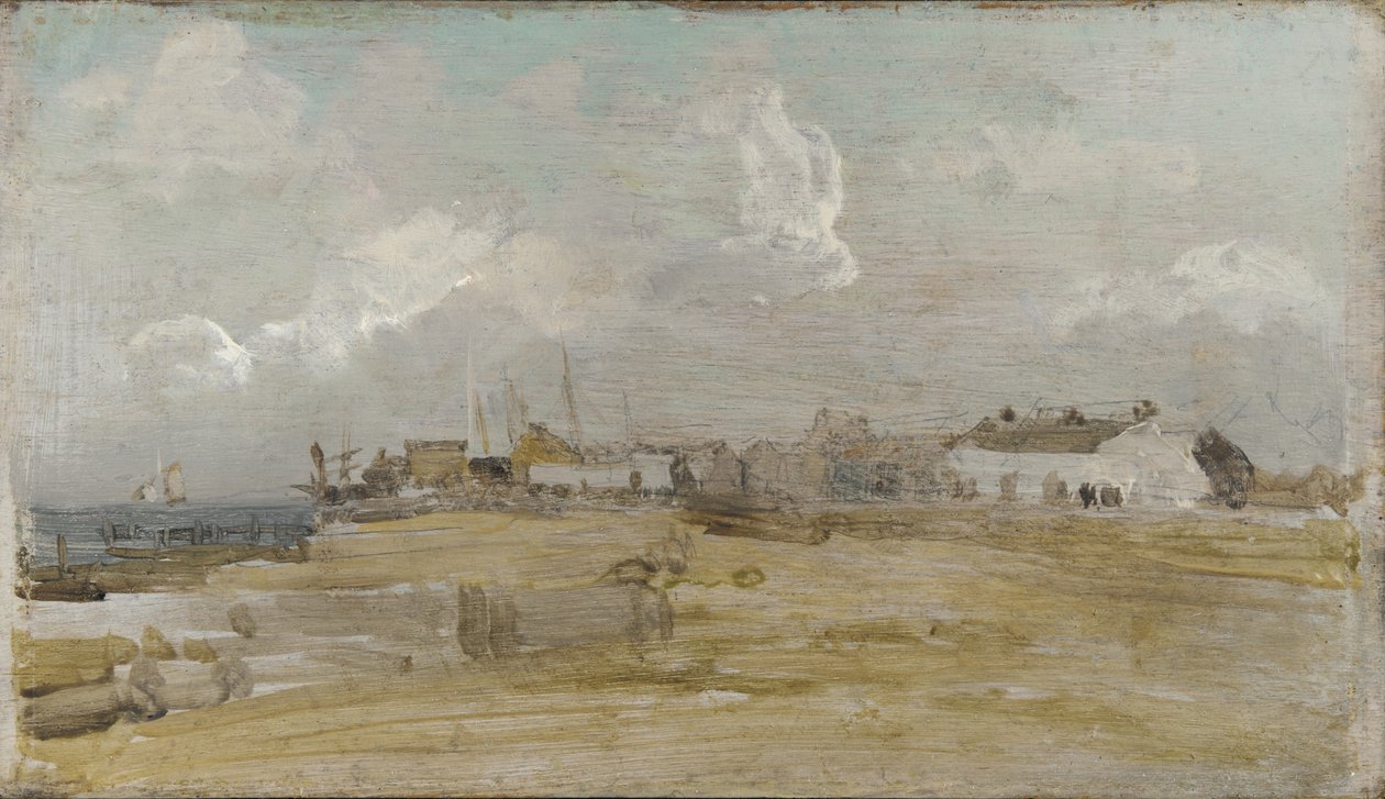 व्हाइट हाउस, c.1884-85 (लकड़ी के पैनल पर तेल) द्वारा जेम्स एबॉट मैकनील व्हिस्लर