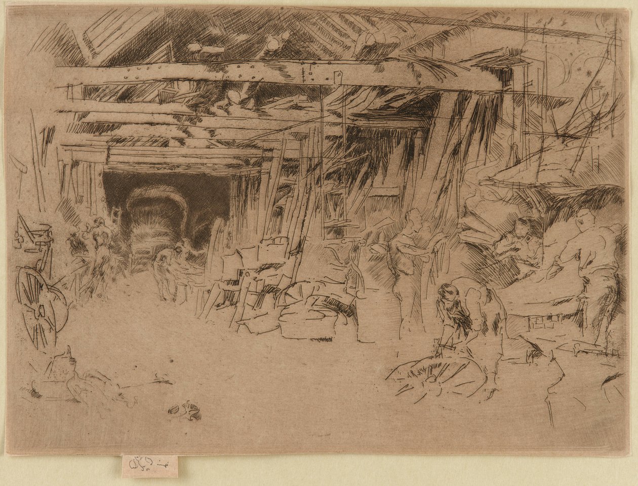 व्हीलराइट, 1879-1880। द्वारा जेम्स एबॉट मैकनील व्हिस्लर