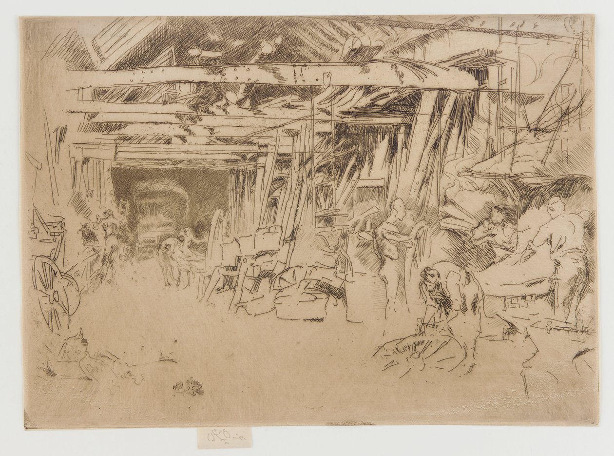 व्हीलराइट, 1879-1880। द्वारा जेम्स एबॉट मैकनील व्हिस्लर