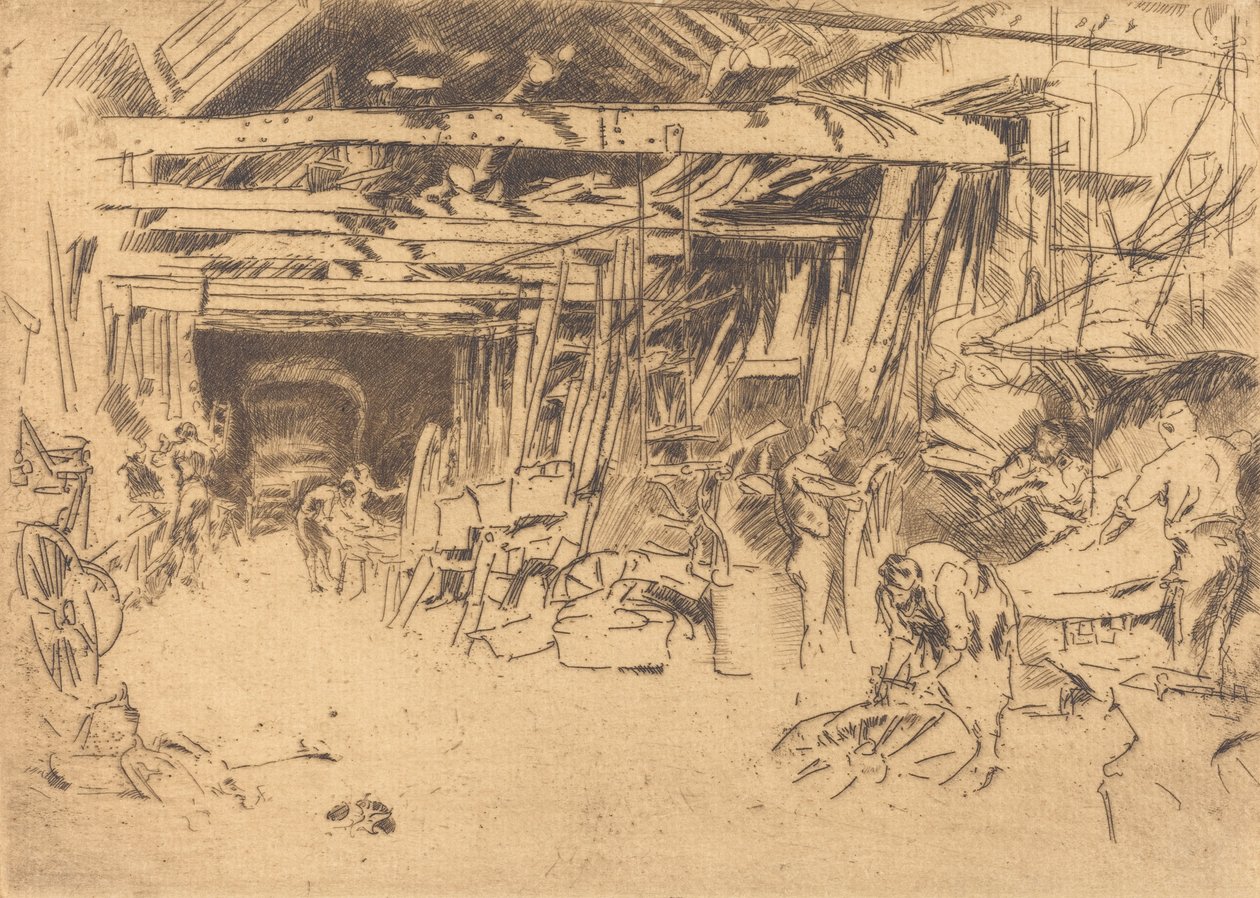 व्हीलराइट, 18791880। द्वारा जेम्स एबॉट मैकनील व्हिस्लर