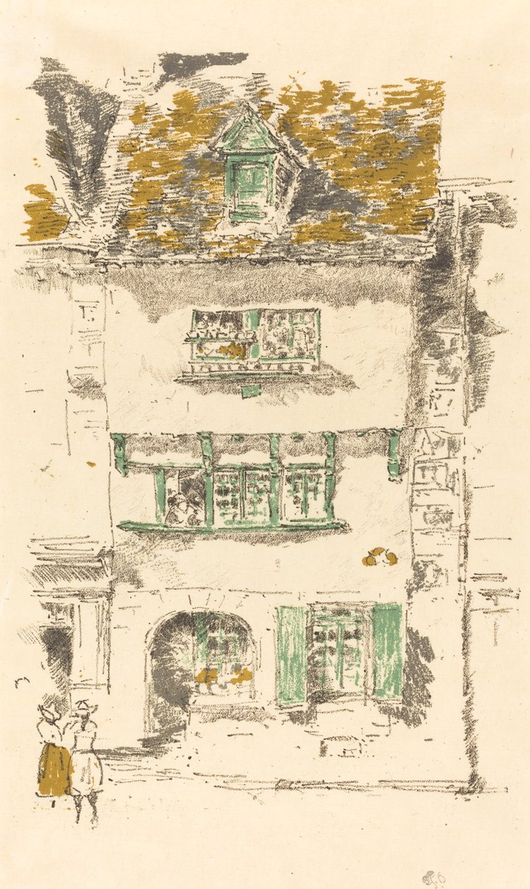 येलो हाउस, लैनियन, 1893। द्वारा जेम्स एबॉट मैकनील व्हिस्लर
