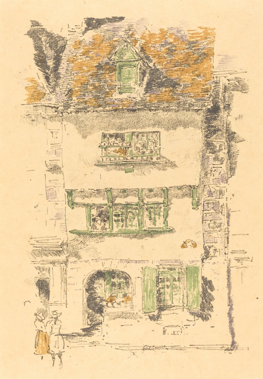 येलो हाउस, लैनियन, 1893। द्वारा जेम्स एबॉट मैकनील व्हिस्लर