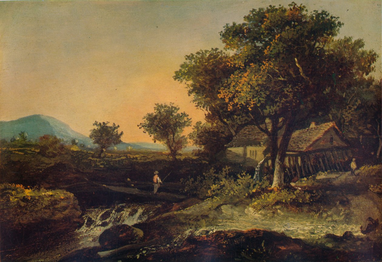 एक पुरानी मिल, c1840 द्वारा जेम्स आर्थर ओ'कॉनर
