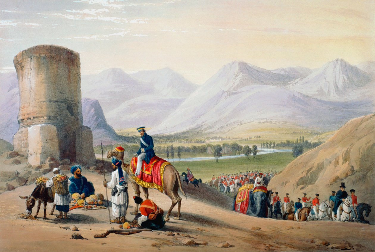 पहला एंग्लो-अफगान युद्ध 1838-1842 द्वारा जेम्स एटकिंसन