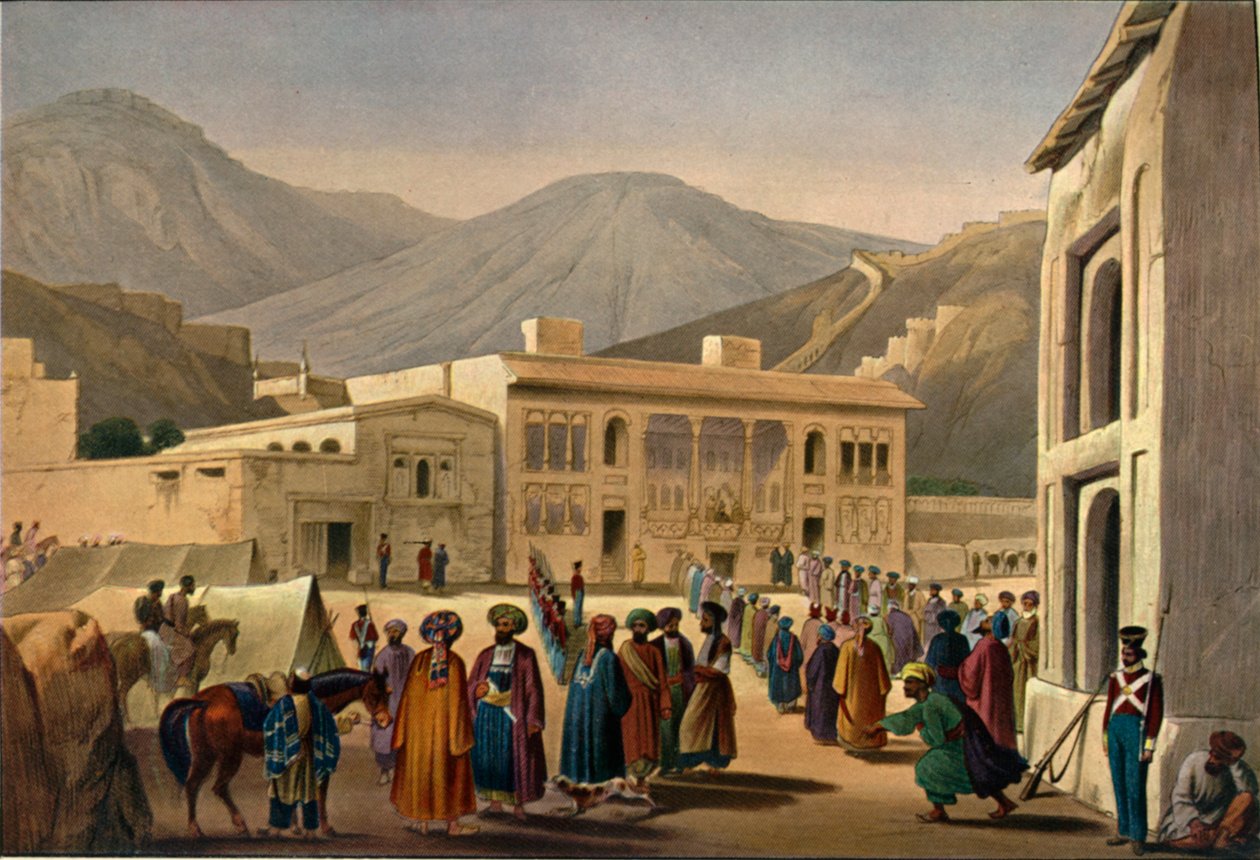 काबुल द बाला हिसार शहर के अंदर, c1840, 1901 द्वारा जेम्स एटकिंसन